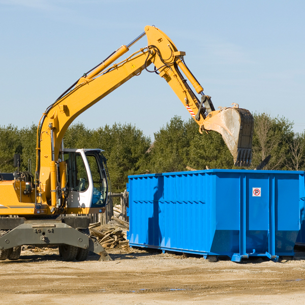 are there any restrictions on where a residential dumpster can be placed in Nederland